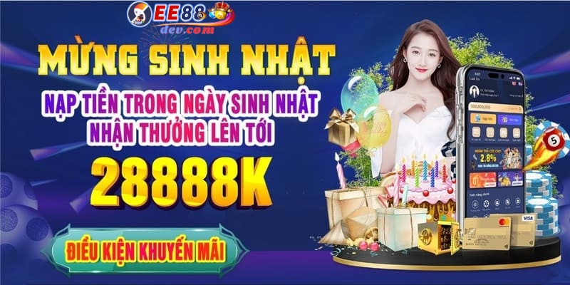 Các bước hướng dẫn đăng ký CTKM mừng sinh nhật tặng 28888k