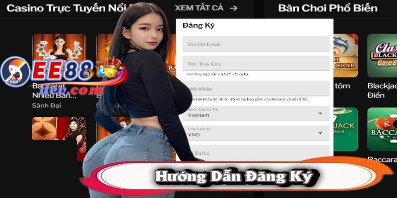 Hướng dẫn 3 bước EE88 đăng ký siêu đơn giản